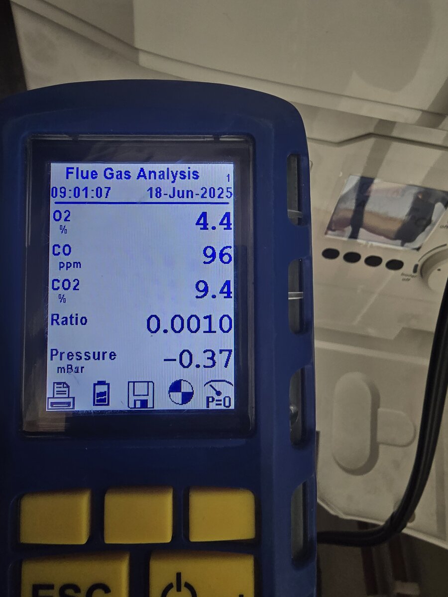 Gas analysis check