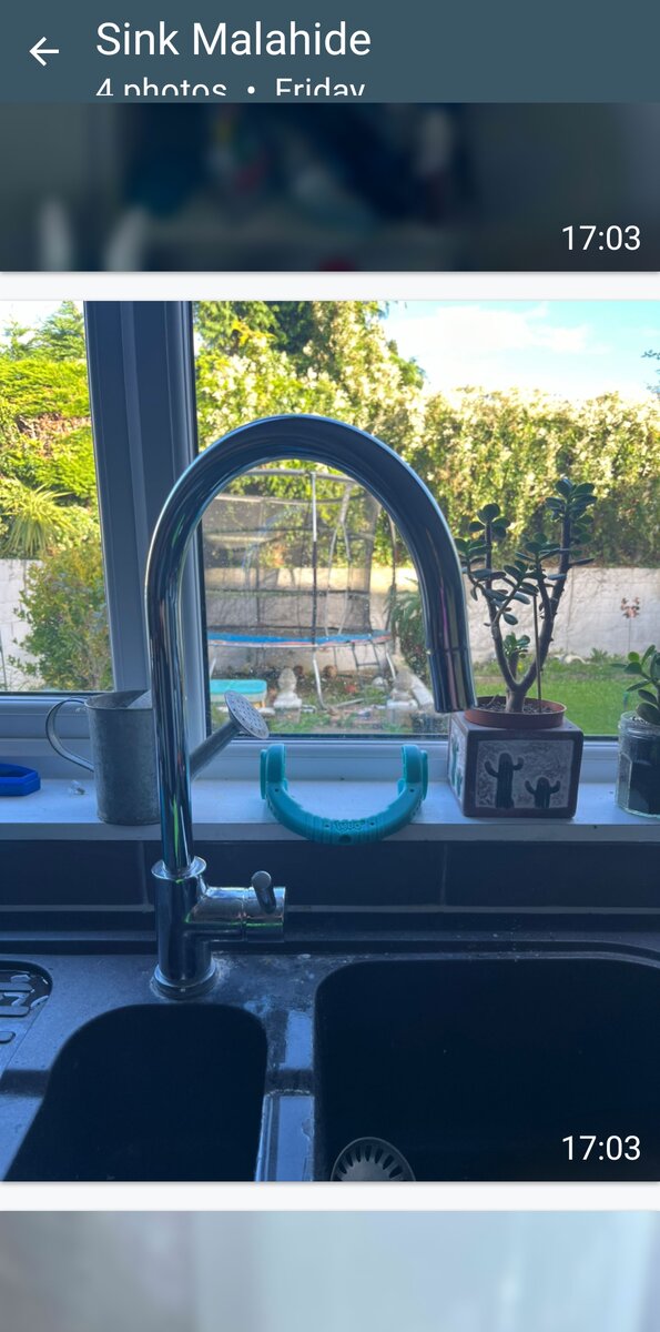 New kitchen sink and tap